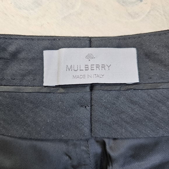 Black Mulberry wool wide legs pants - Picture 5 of 14